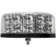 Girofar LED aerodinamic 12-24V 24 LED-uri de 3W - 5 ani Garantie - 1 punct (ax filetat) de prindere